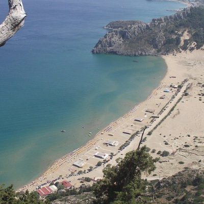 Tsambika beach Panorama